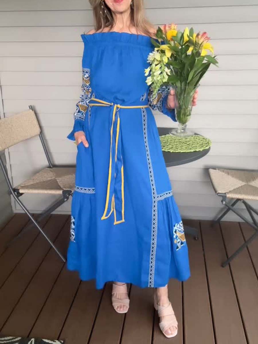 Embroidered Dress